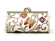 KINKARAOOBANA - Golden Flowers and Butterflies Lipstick Case