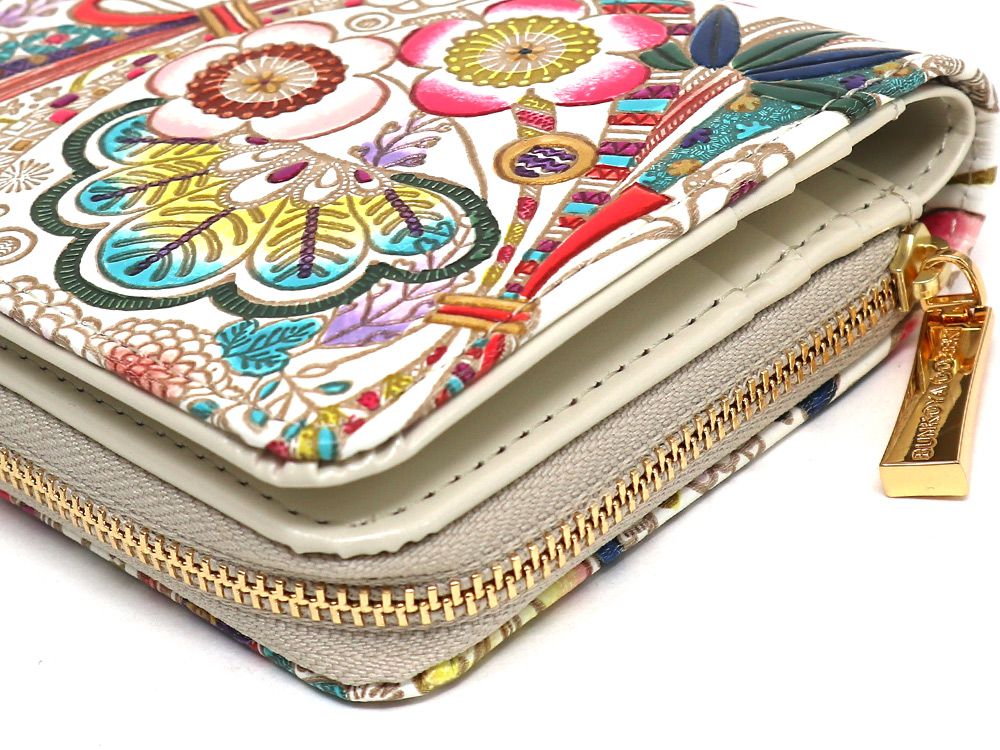 Noshi Ribbons Zippered Bi-fold Wallet