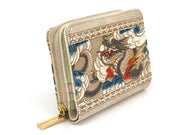 Dragon (Gray) Zippered Bi-fold Wallet