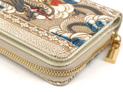 Dragon (Gray) Zippered Bi-fold Wallet
