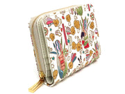 Popcorn Girl (Vitamin colors) Zippered Bi-fold Wallet