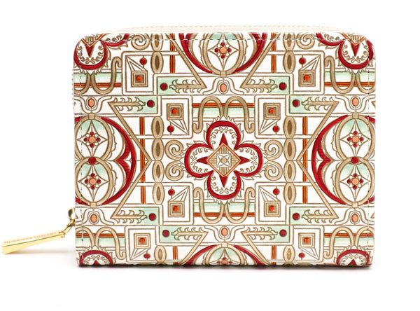 Miyabi (Red) Zippered Bi-fold Wallet