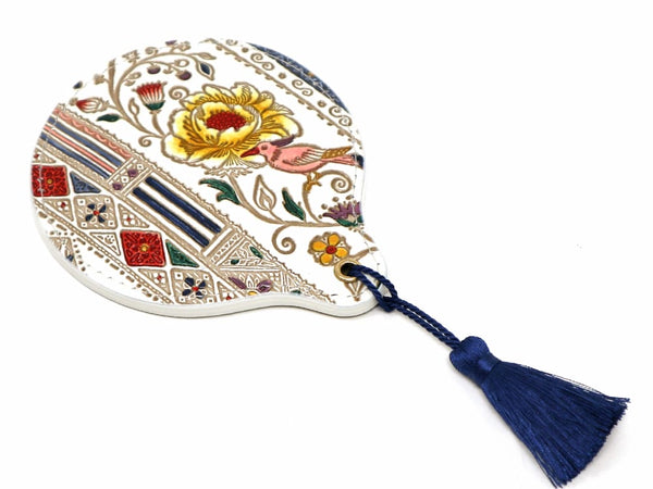 Calico Hand Mirror