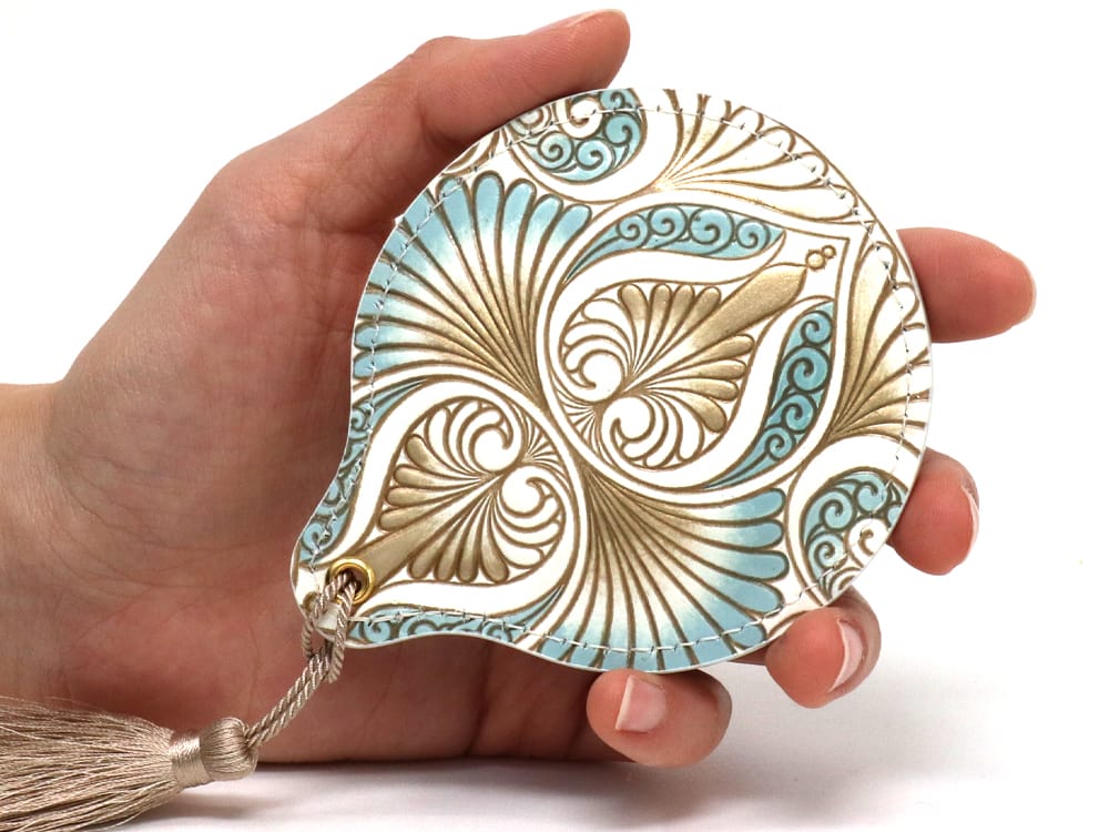 Rocaille (Blue) Hand Mirror