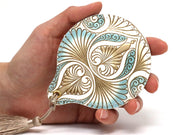 Rocaille (Blue) Hand Mirror