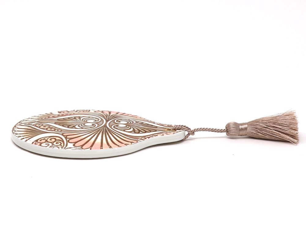 Rocaille (Pink) Hand Mirror