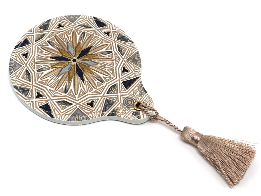 Carreau (Black) Hand Mirror