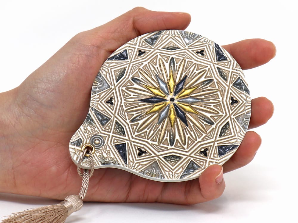 Carreau (Black) Hand Mirror