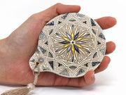 Carreau (Black) Hand Mirror