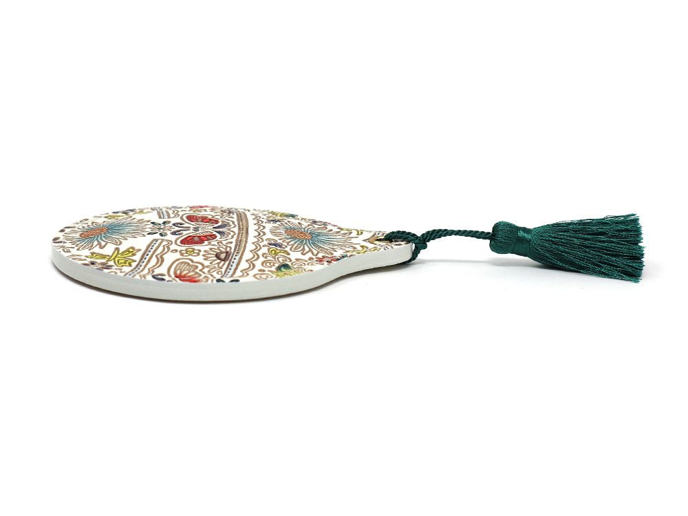 Mo Li Hua - Jasmine Flower (Blue) Hand Mirror
