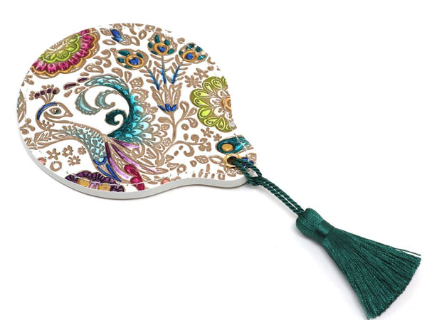 Peacock Hand Mirror