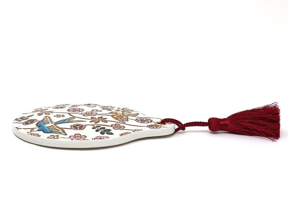 Birds and Cherry Blossoms Hand Mirror