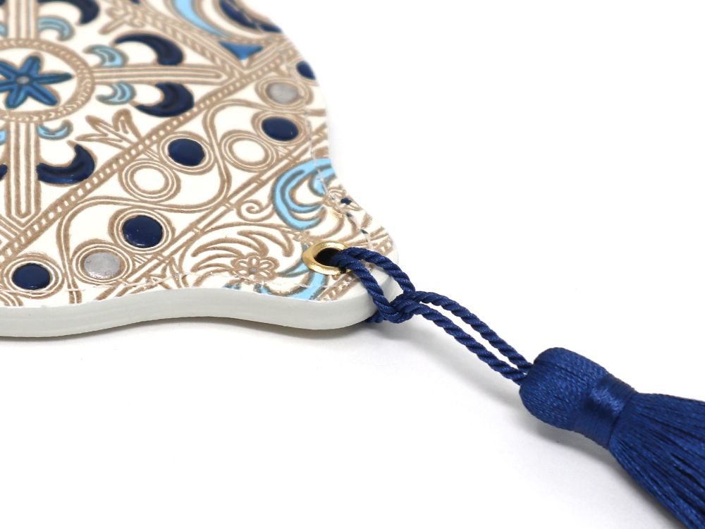 KINSHA - Persia Tiles (Blue) Hand Mirror