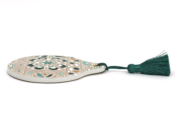 KINSHA - Persia Tiles (Green) Hand Mirror