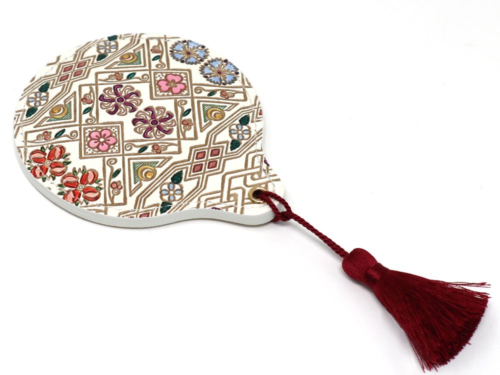 HANABISHI - Traditional Flower Patterns Hand Mirror