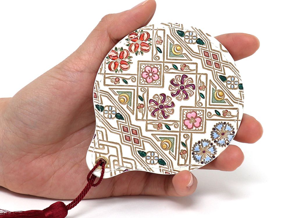HANABISHI - Traditional Flower Patterns Hand Mirror
