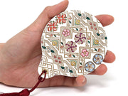 HANABISHI - Traditional Flower Patterns Hand Mirror