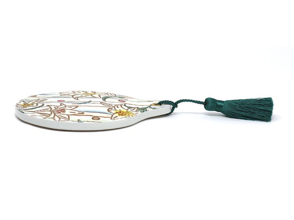 White Lilies Hand Mirror