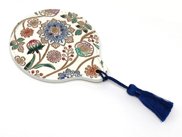 Dahlia (Cobalt Blue) Hand Mirror
