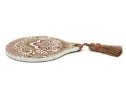 Antique Lace (Pink) Hand Mirror