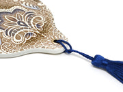 Antique Lace (Blue) Hand Mirror