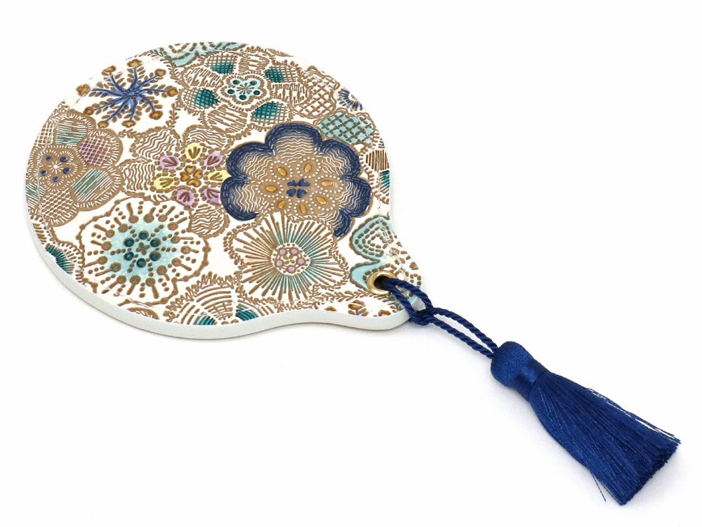 Spring Bloom (Blue) Hand Mirror