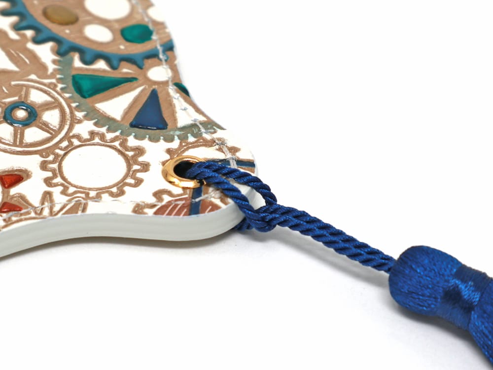 Gears Of Time (Blue-Green) Hand Mirror