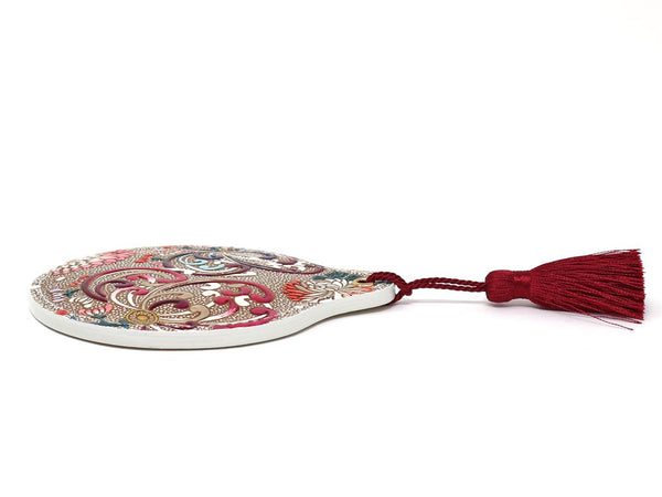 RANGIKU - Firework Chrysanthemums (Wine&Pink) Hand Mirror