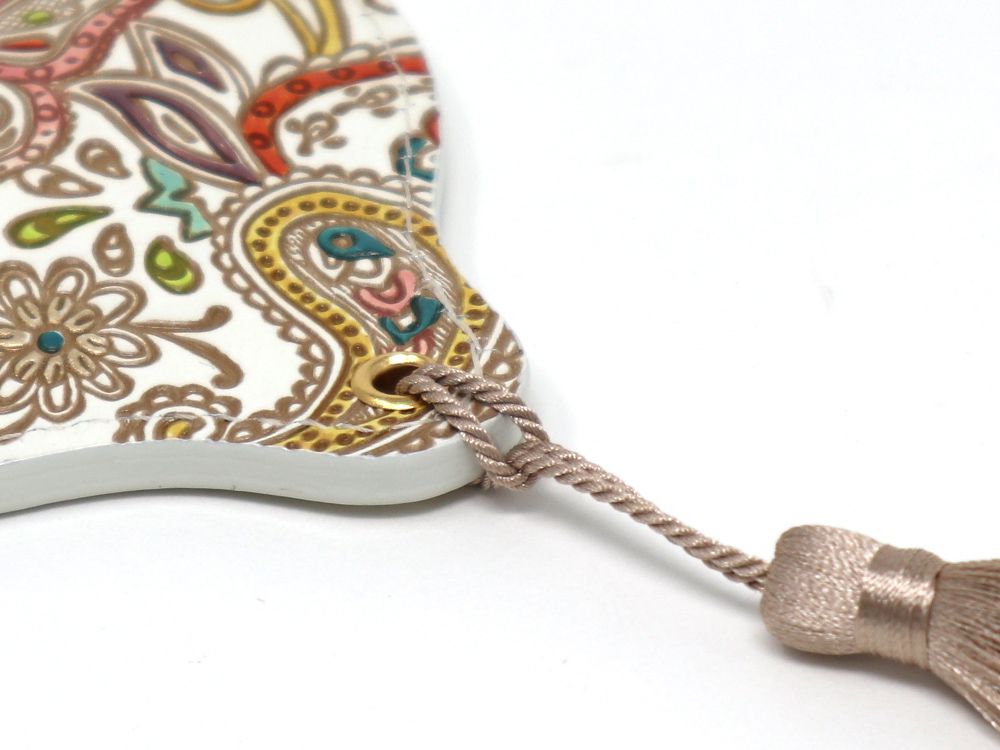 Paisley Hand Mirror