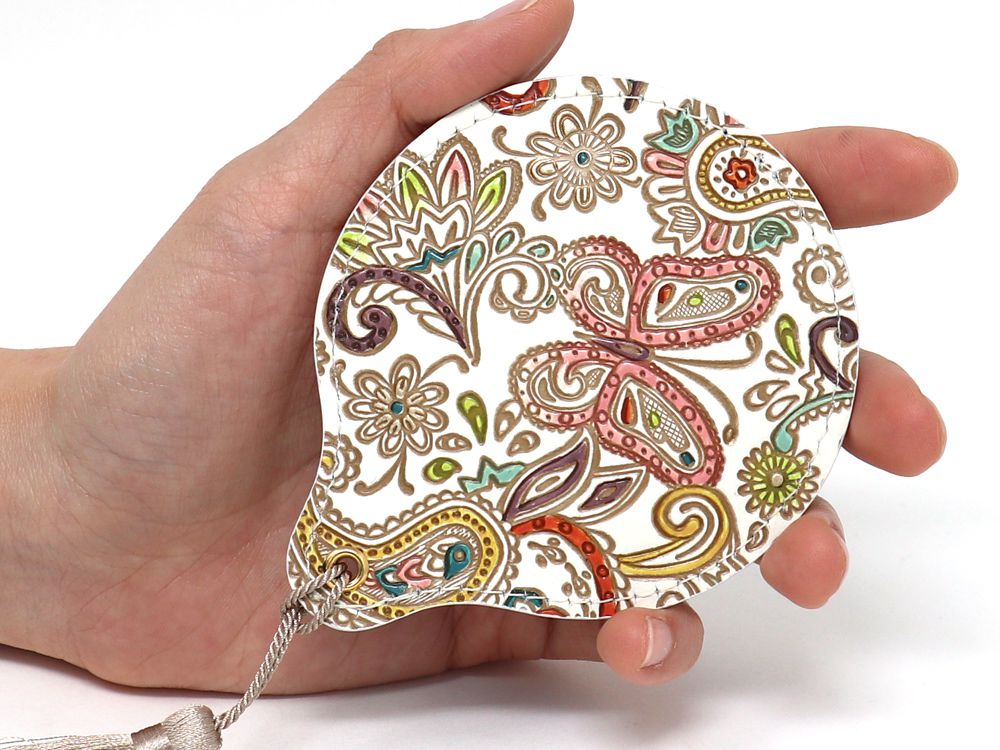 Paisley Hand Mirror