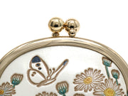 Marguerites Tiny Gamaguchi Pouch