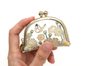 Marguerites Tiny Gamaguchi Pouch