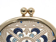 KINSHA - Persia Tiles (Blue) Tiny Gamaguchi Pouch