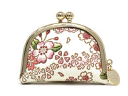 Dancing Cherry Blossoms Tiny Gamaguchi Pouch