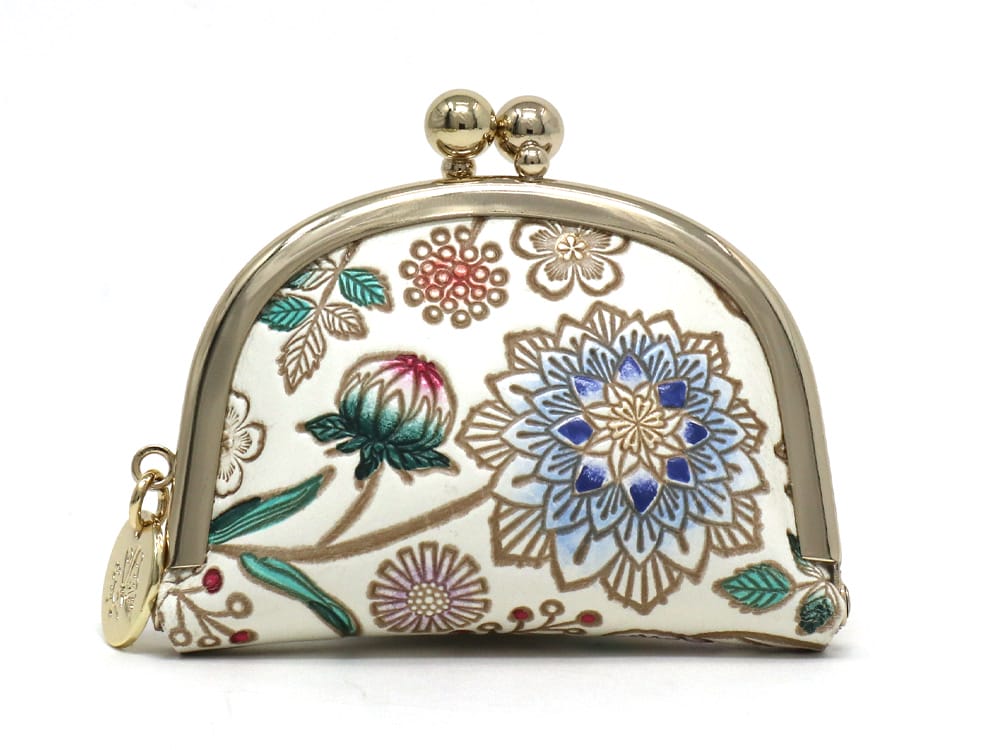 Dahlia (Cobalt Blue) Tiny Gamaguchi Pouch