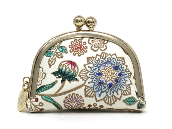 Dahlia (Cobalt Blue) Tiny Gamaguchi Pouch