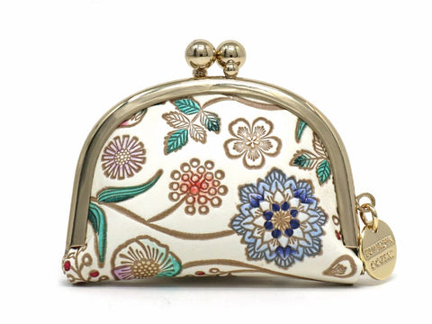 Dahlia (Cobalt Blue) Tiny Gamaguchi Pouch