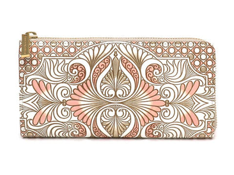 Rocaille (Pink) L-shaped Long Wallet