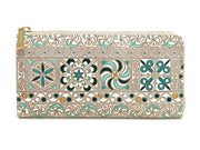 KINSHA - Persia Tiles (Green) L-shaped Long Wallet