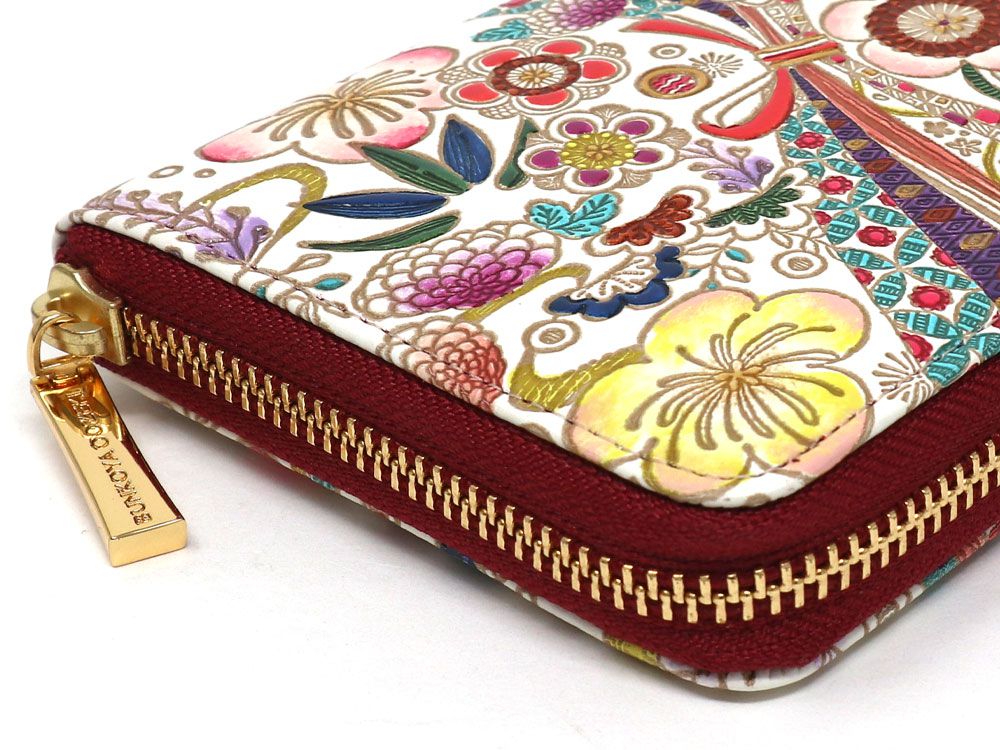 Noshi Ribbons Zippered Long Wallet