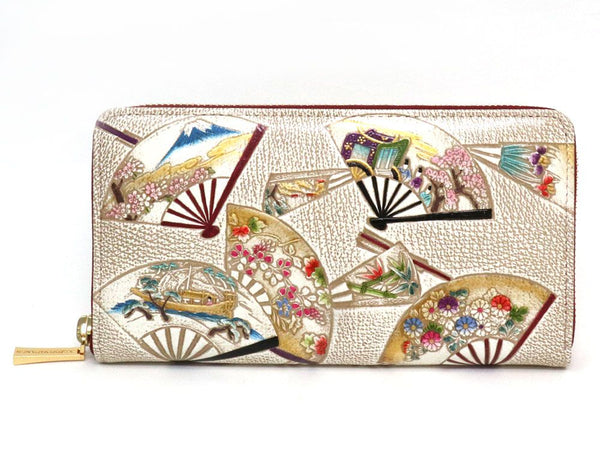 Fans of the four seasons Zippered Long Wallet