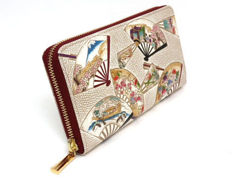 Fans of the four seasons Zippered Long Wallet