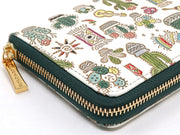 Cactus Zippered Long Wallet