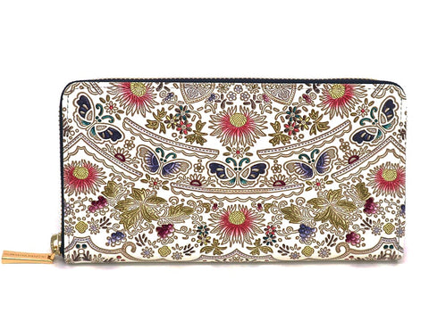Mo Li Hua - Jasmine Flower (Pink) Zippered Long Wallet