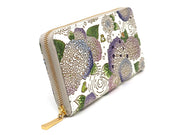 Hydrangeas Zippered Long Wallet