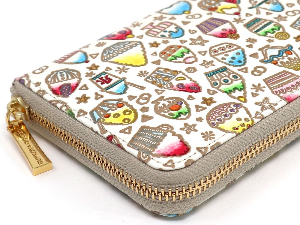 Shaved Ice Zippered Long Wallet