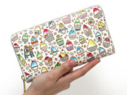Shaved Ice Zippered Long Wallet