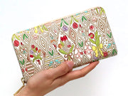 Tulips Zippered Long Wallet