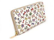 Tiny Ribbons Zippered Long Wallet