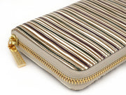 YATARAJIMA - Vertical Stripes Zippered Long Wallet